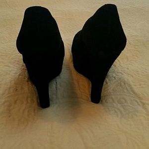 BCBG Shoes - BCBG black wedge heels BCBG Shoes - BCBG black wedge heels